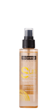 sun protective hair oil spray