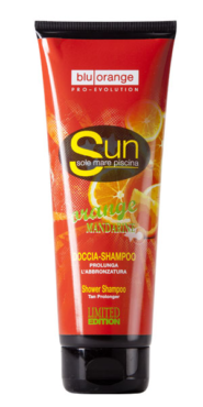 Tan intensifier Orange-Mandarine Shower Shampoo